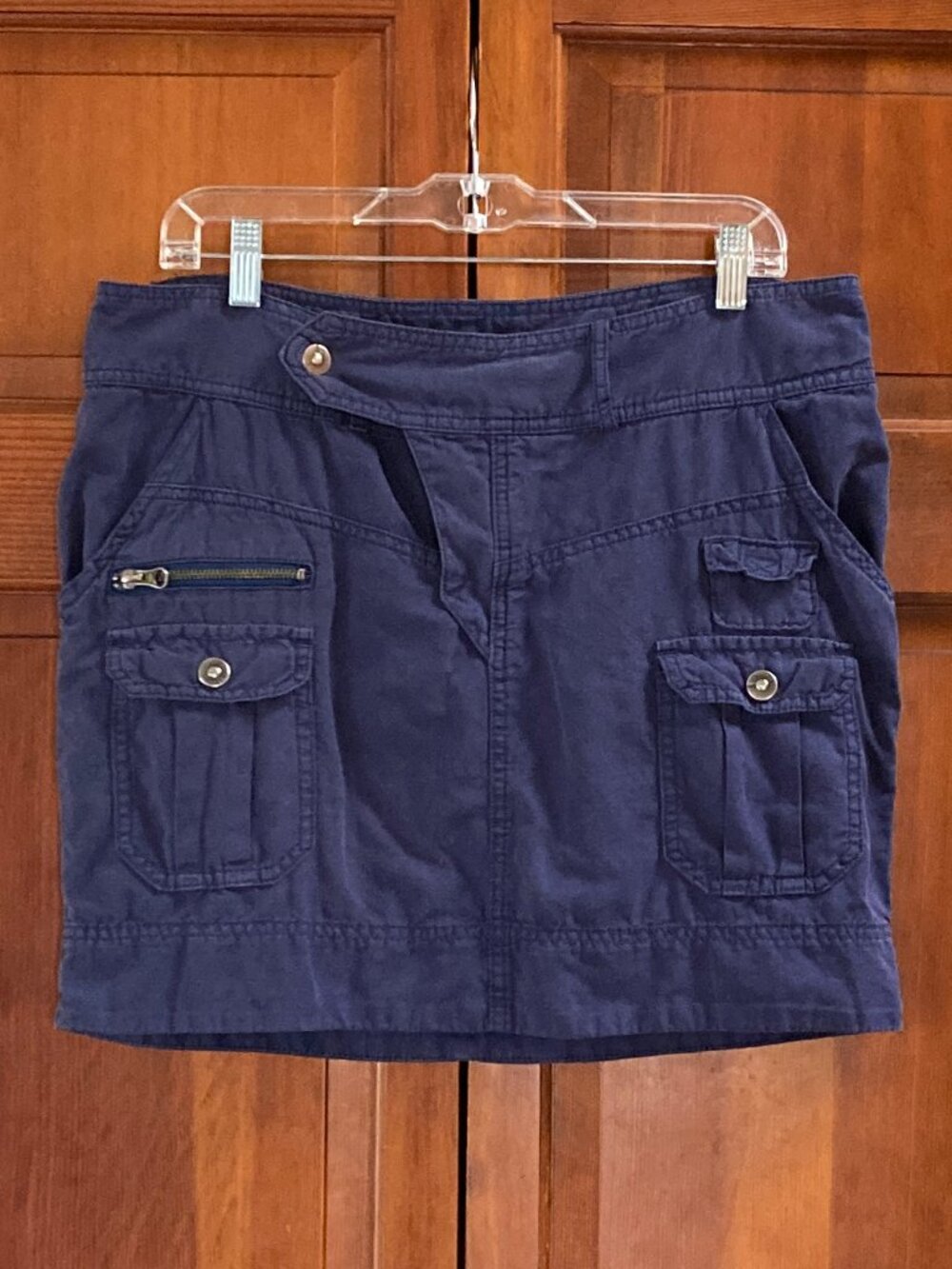 Daughters of the Liberation Brand Blue Cargo Skirt - Size 12